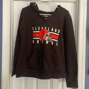 Fanatics brand brown Cleveland Browns sweatshirt. Women’s medium.